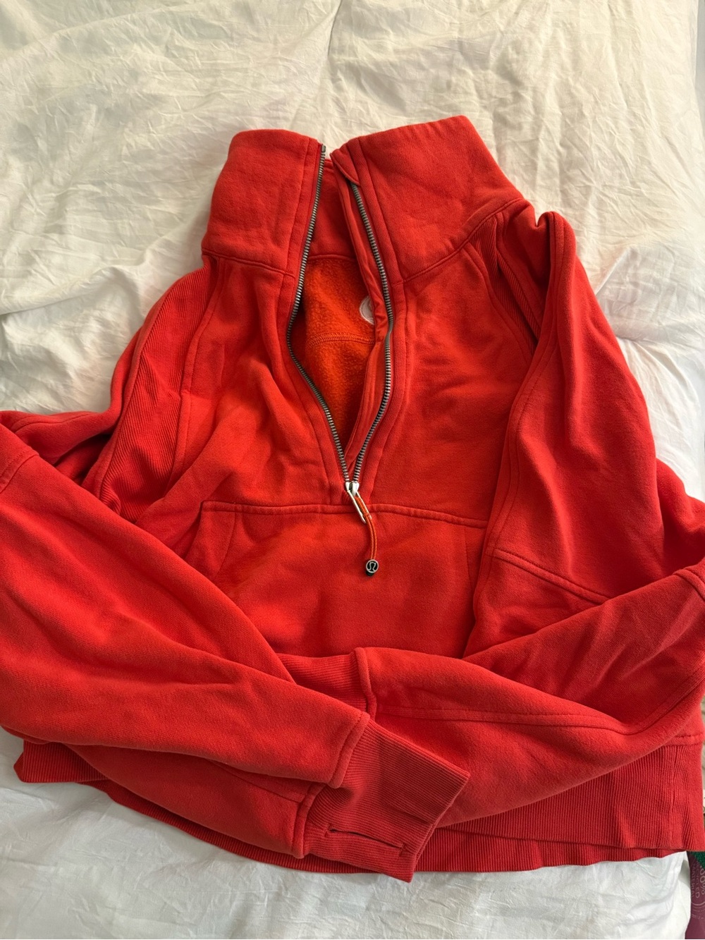 Lululemon half zip funnel neck scuba hoodie